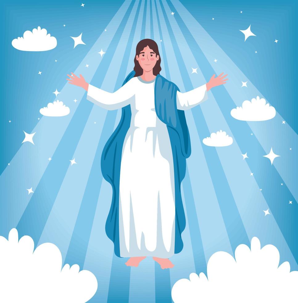 angel ascending of heaven vector