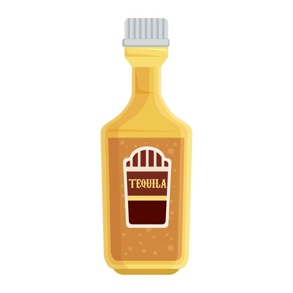 tequila drink bottle vector