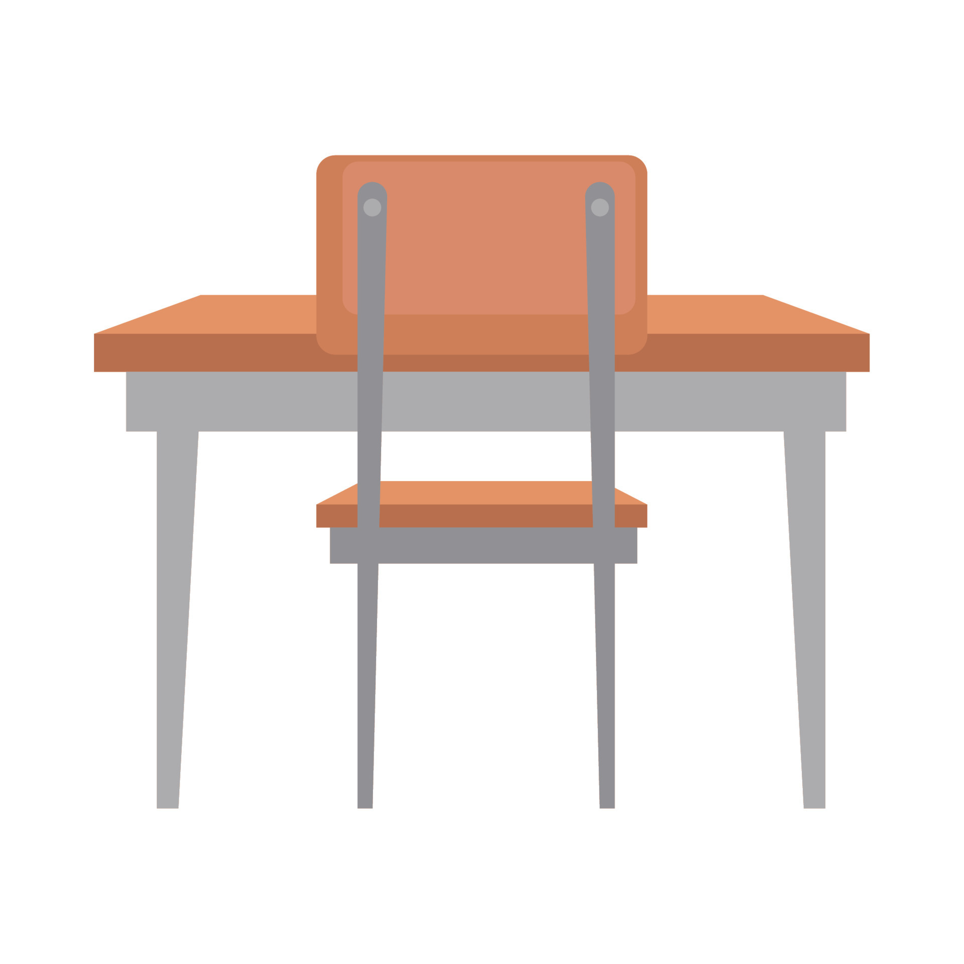 School desk and chair 11264688 vector art at vecteezy