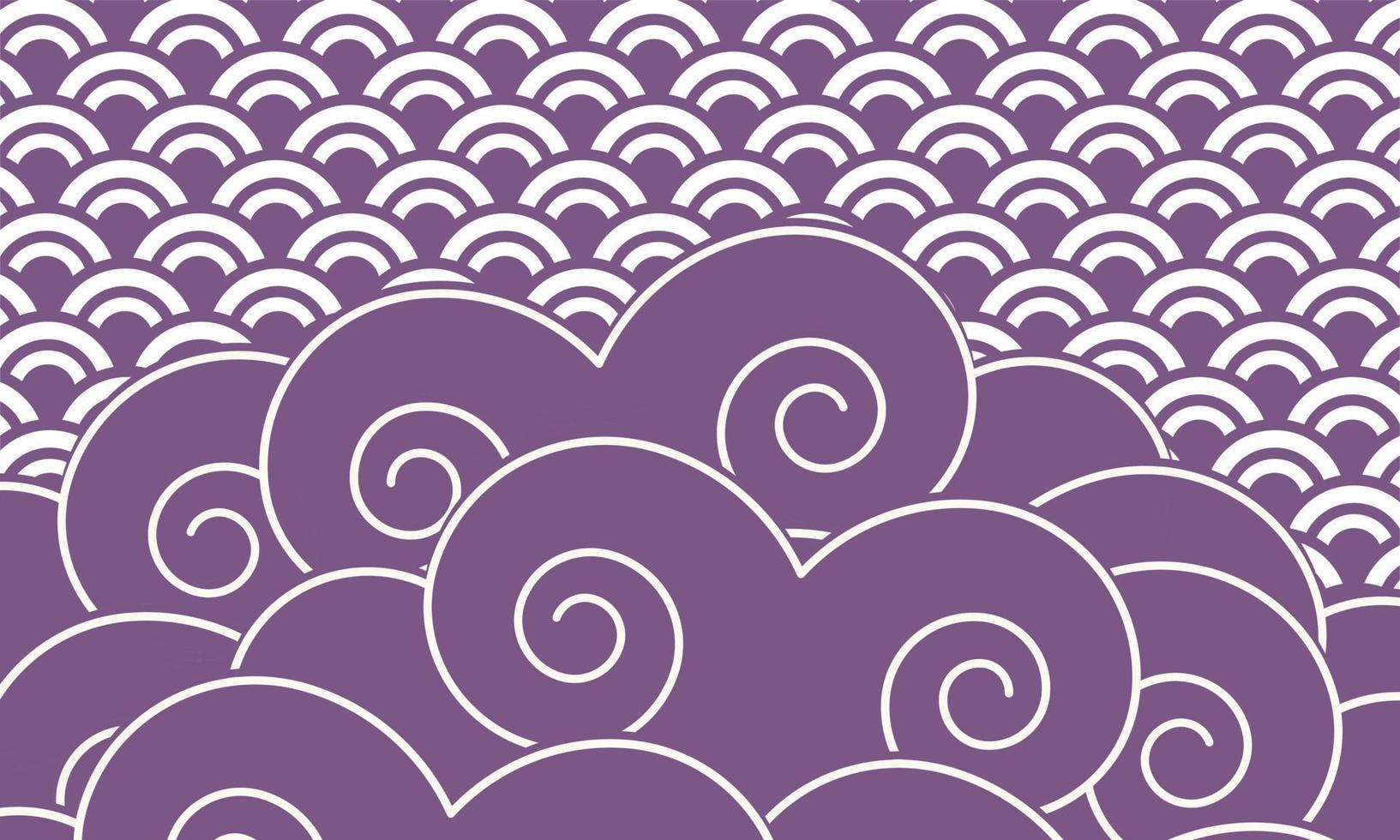 Vector Illustration of Abstract Japanese Pattern