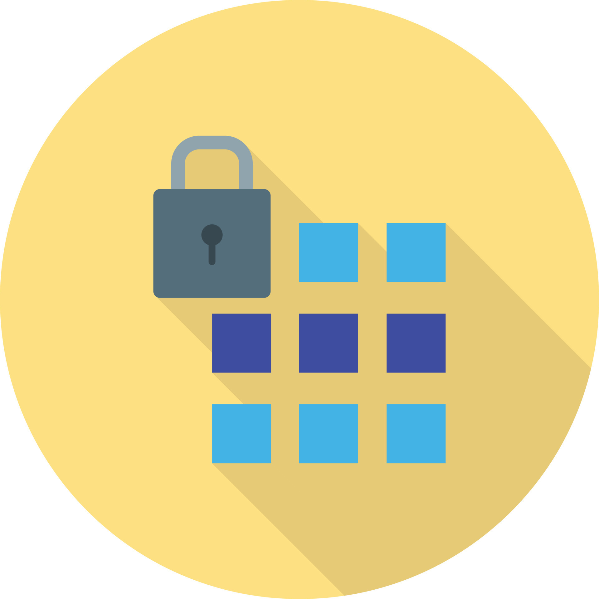 Passcode Lock II Flat Long Shadow Icon 11265347 Vector Art at Vecteezy