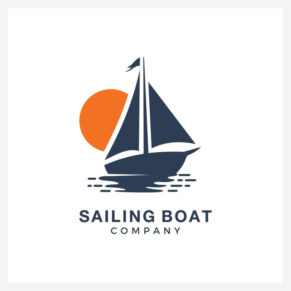 Boat Logo Design inspiration vector