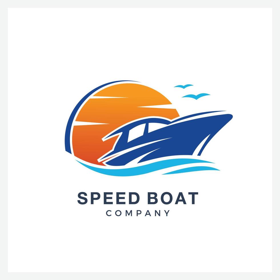 Boat Logo Design inspiration vector