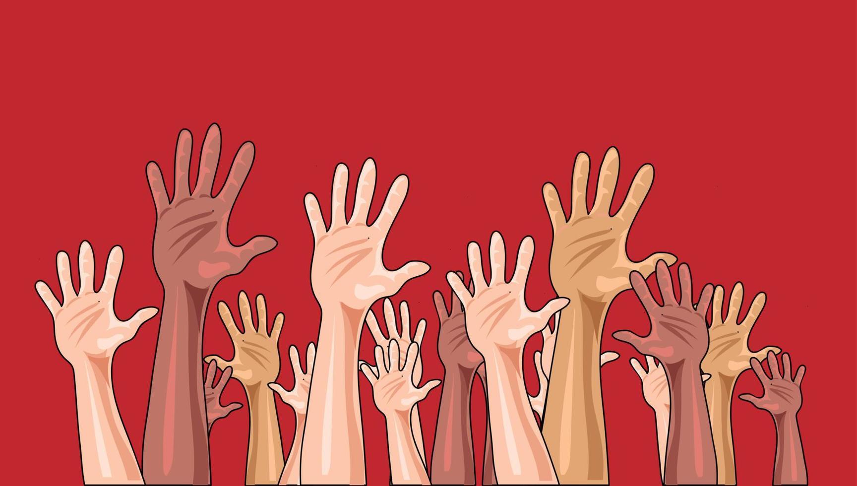 International volunteer day for economic and social development. vector