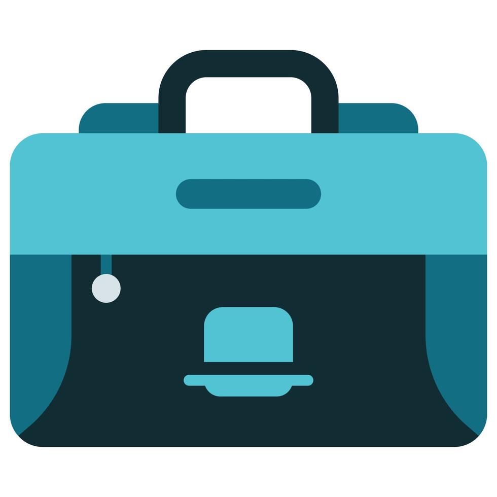 laptop bag icon on transparent background vector