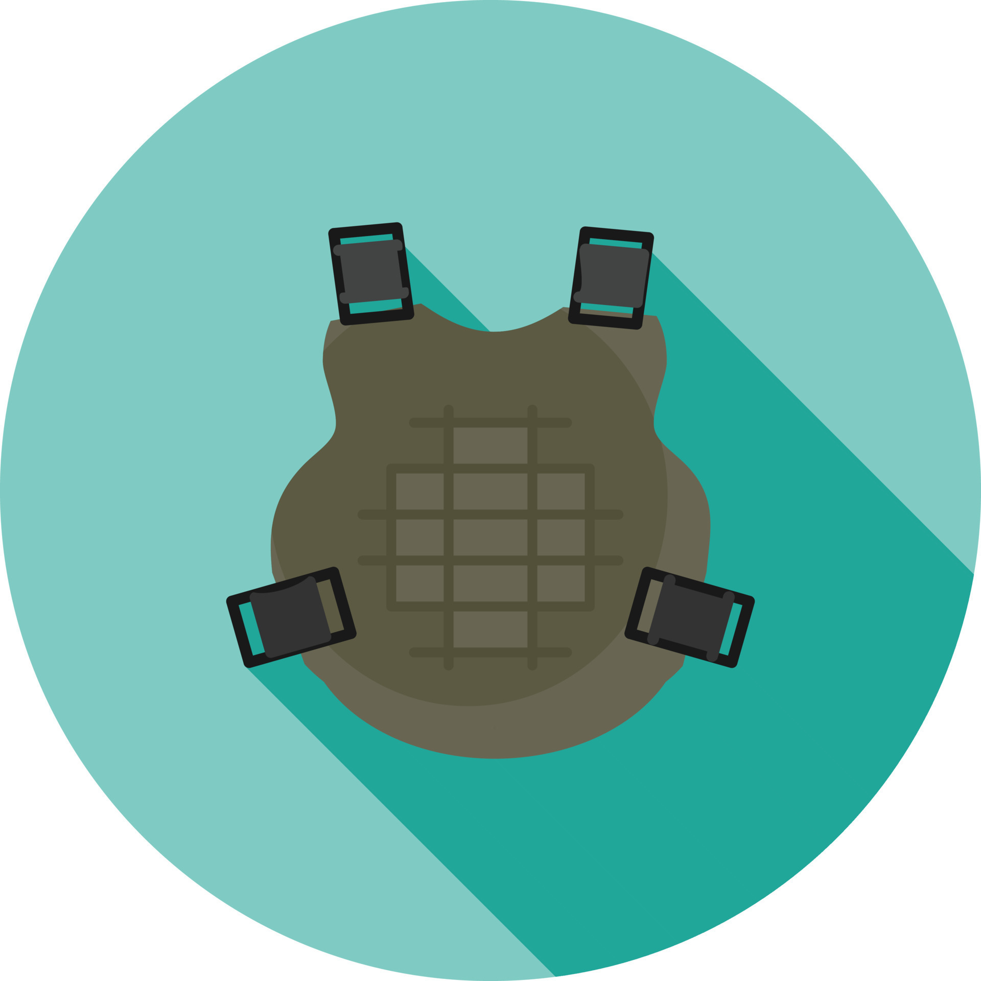 Chest Flat Long Shadow Icon 11267134 Vector Art at Vecteezy