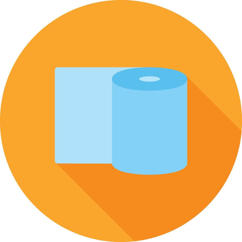 Gauze Flat Long Shadow Icon vector