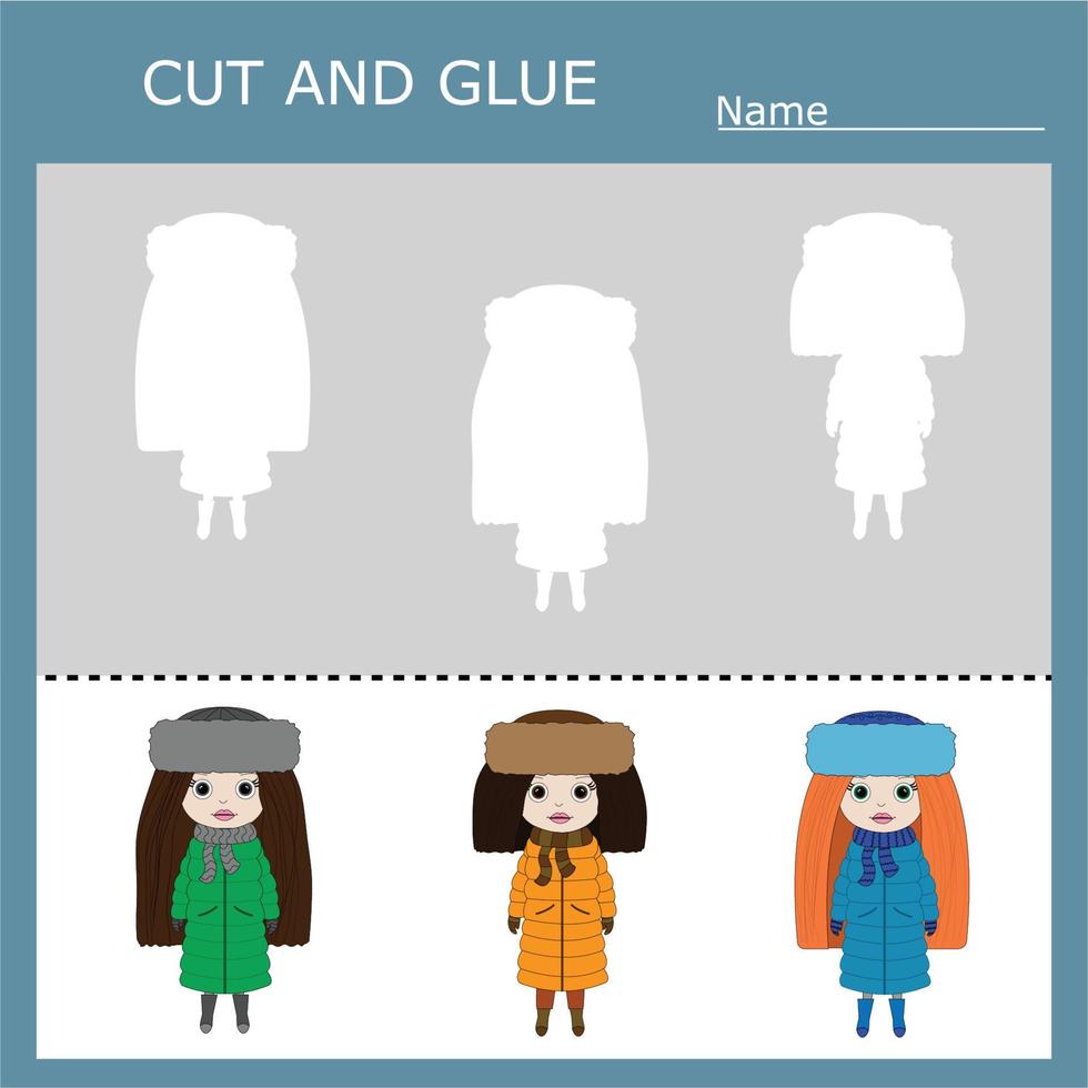 CUT AND GLUE 3 vector