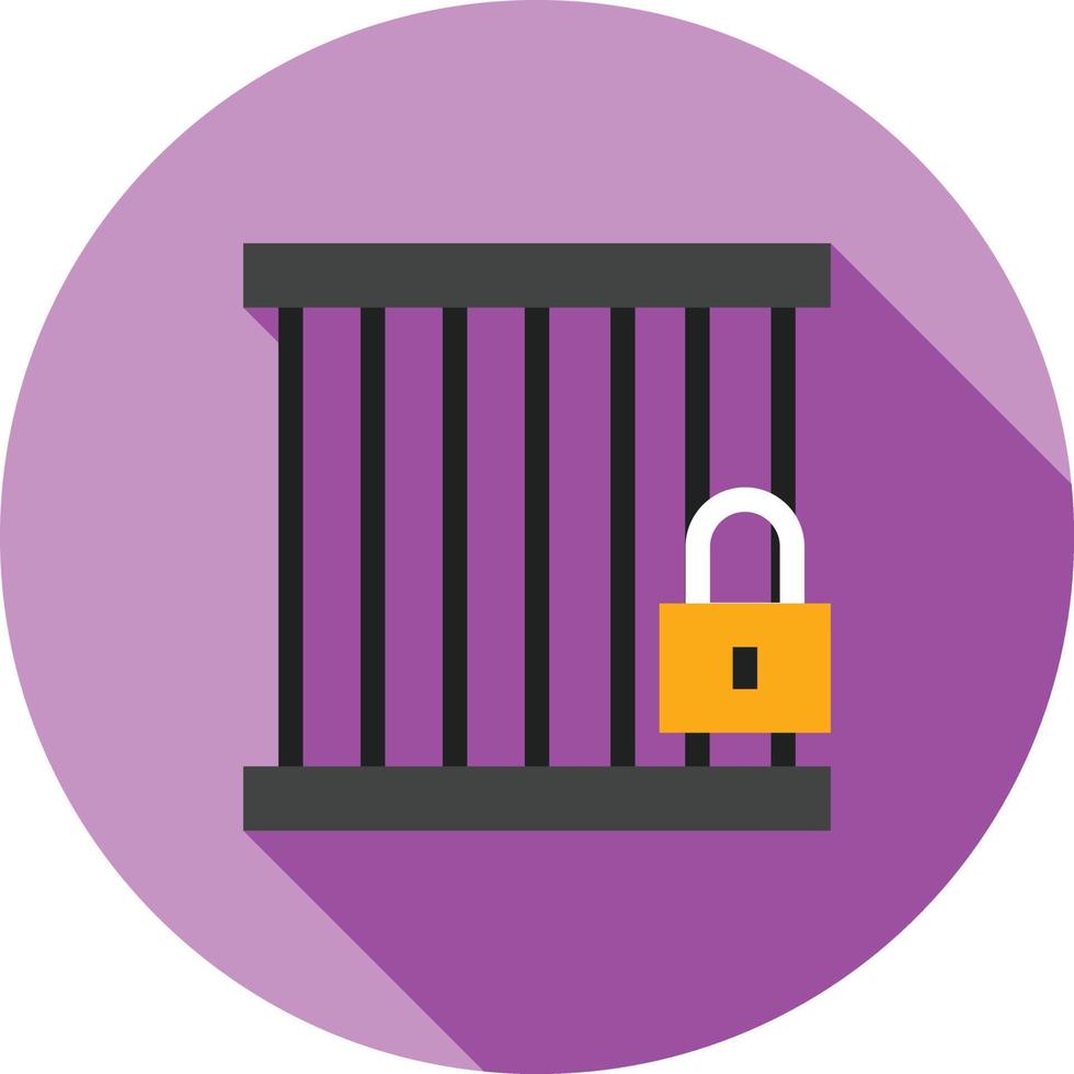 Locker Room Flat Long Shadow Icon vector