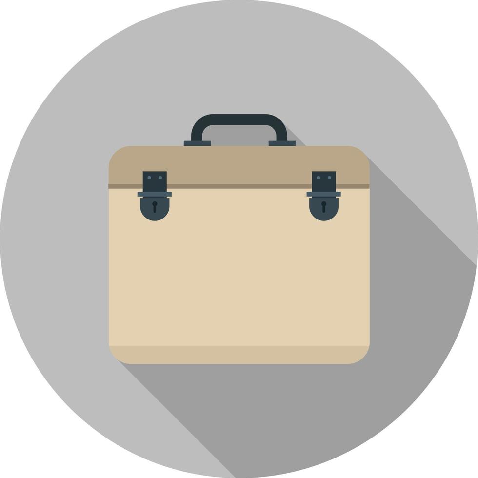 Box Flat Long Shadow Icon vector