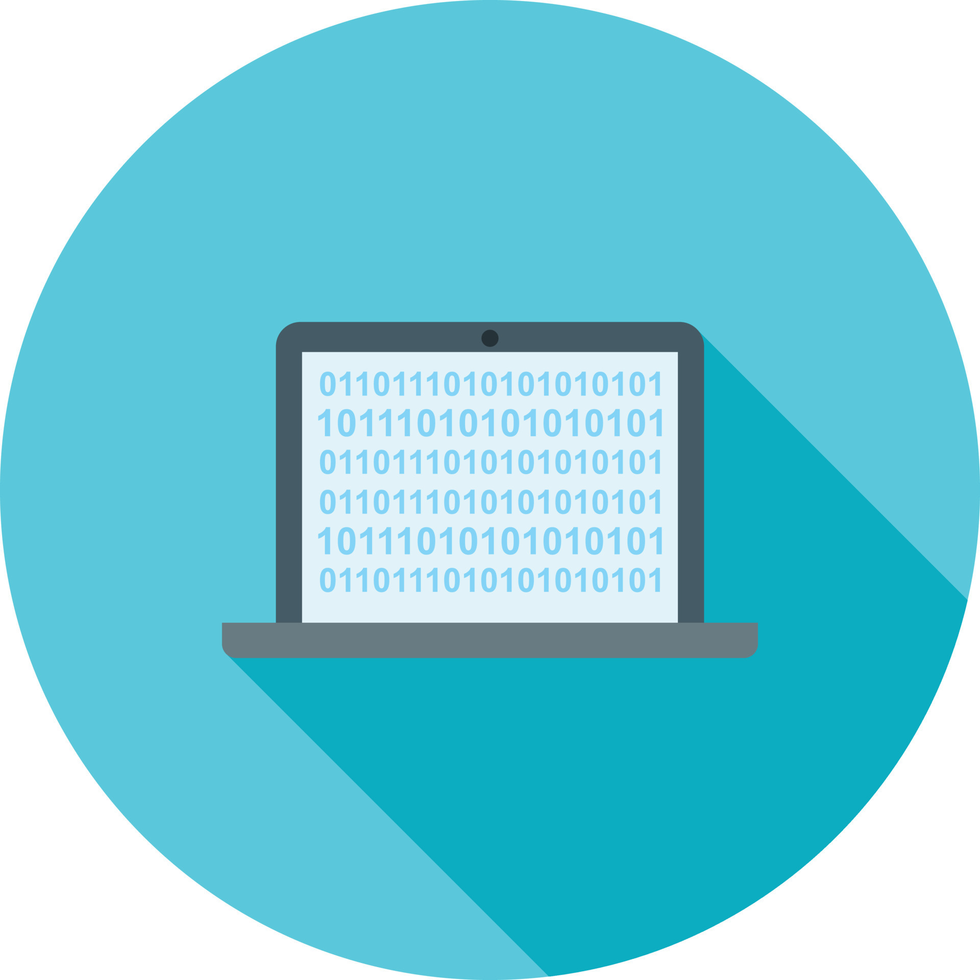 Digital Access Flat Long Shadow Icon 11269492 Vector Art at Vecteezy