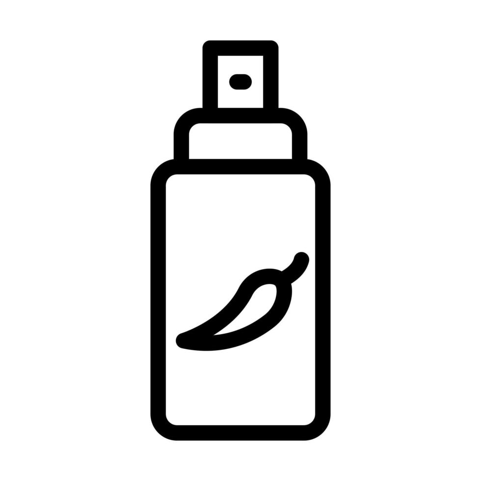 diseño de icono de spray de pimienta vector