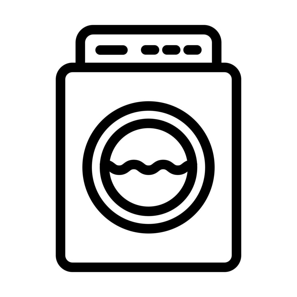 Washing Machine Icon Design vector