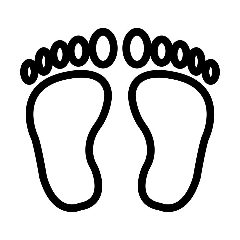 Footprint Icon Design vector