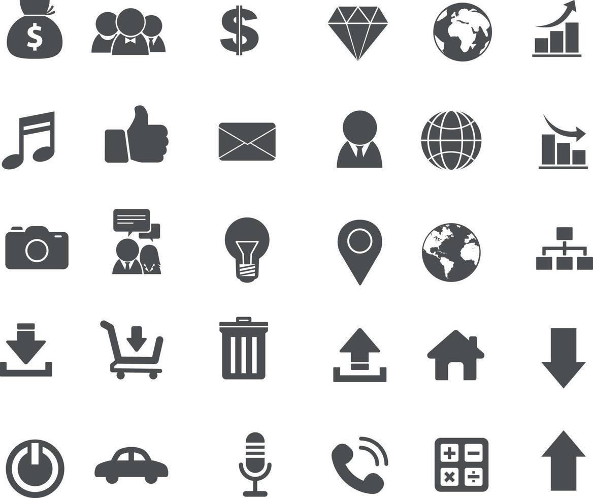 Transport line icons on white vector