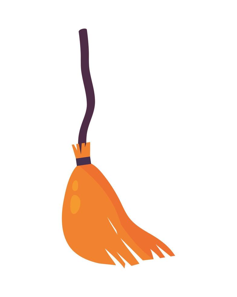 rustic witchbroom icon vector
