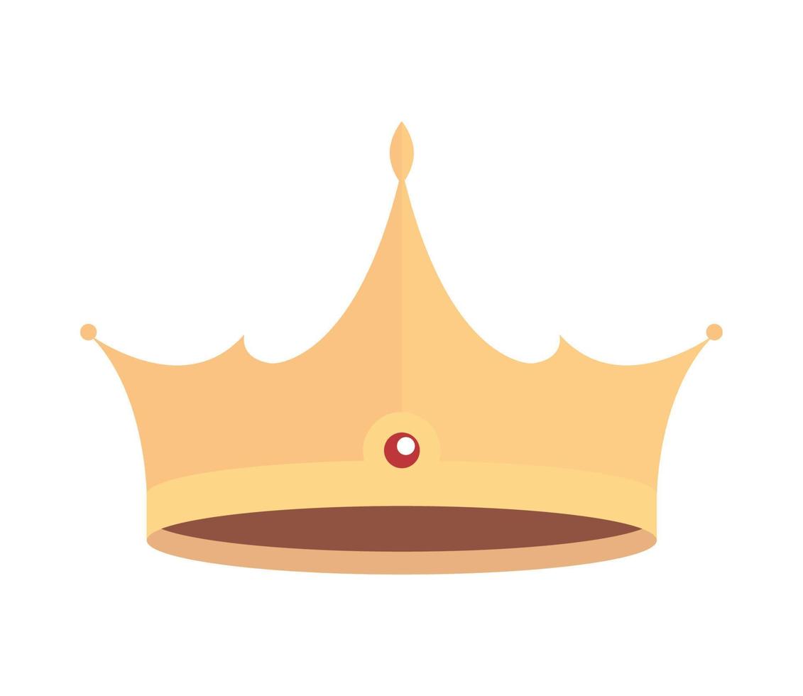 queen golden crown vector