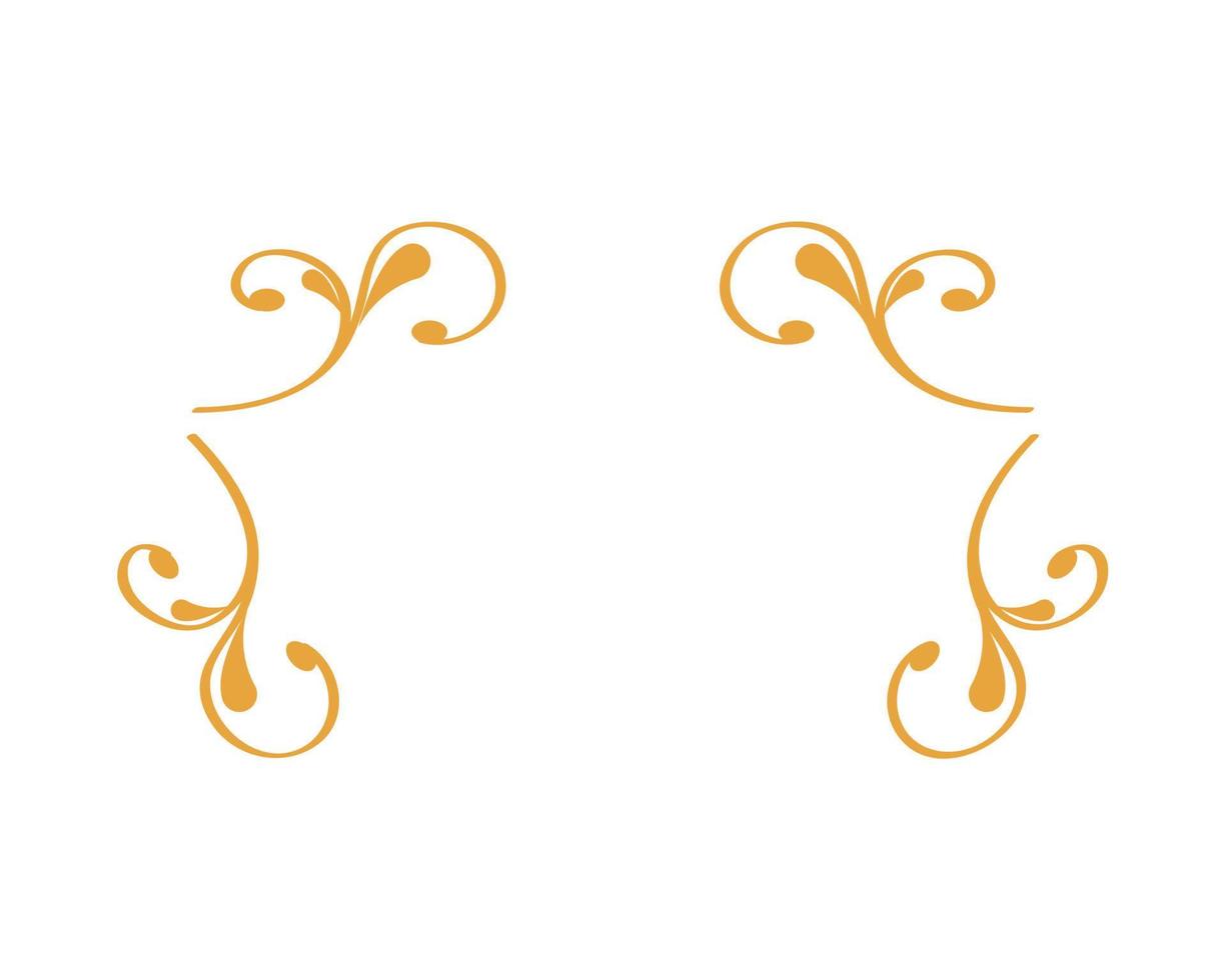 vintage ornament style vector