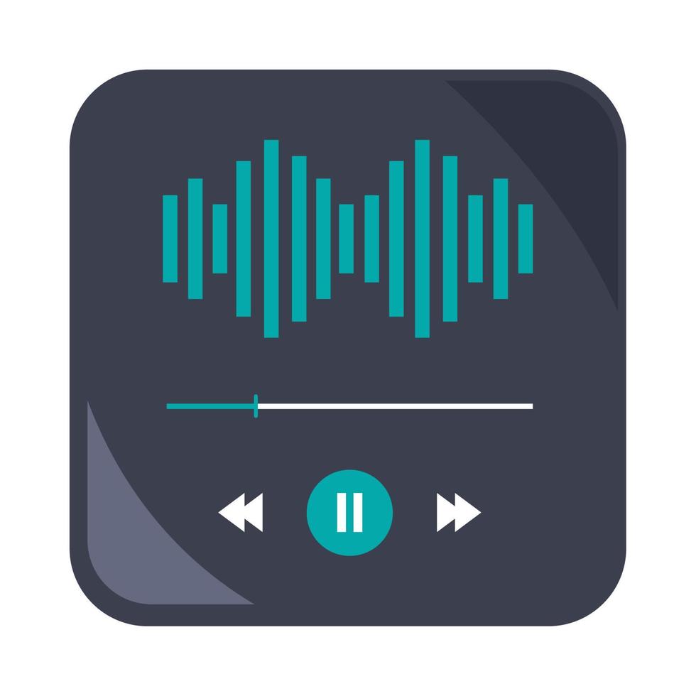 podcast audio icon vector