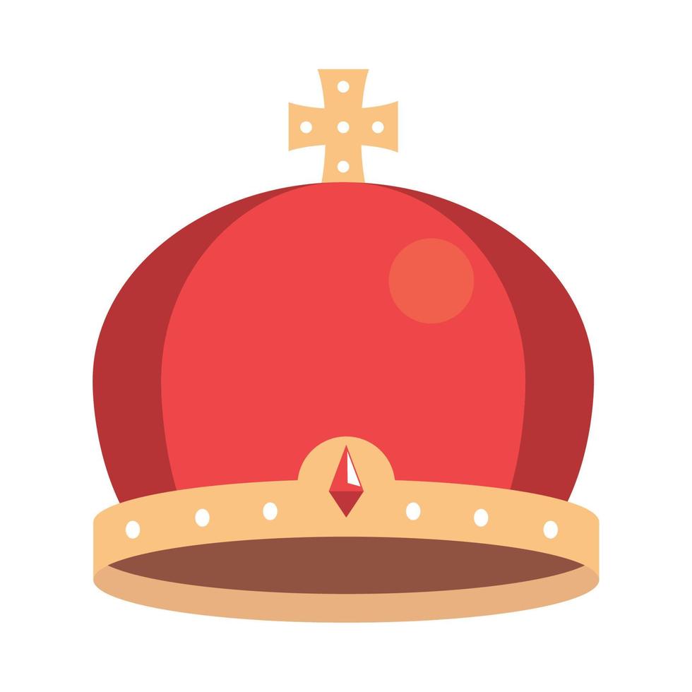 gold crown jewelry vector