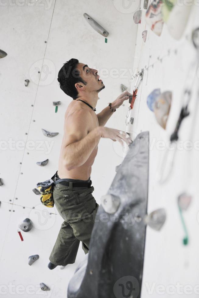 man exercise sport climbing photo