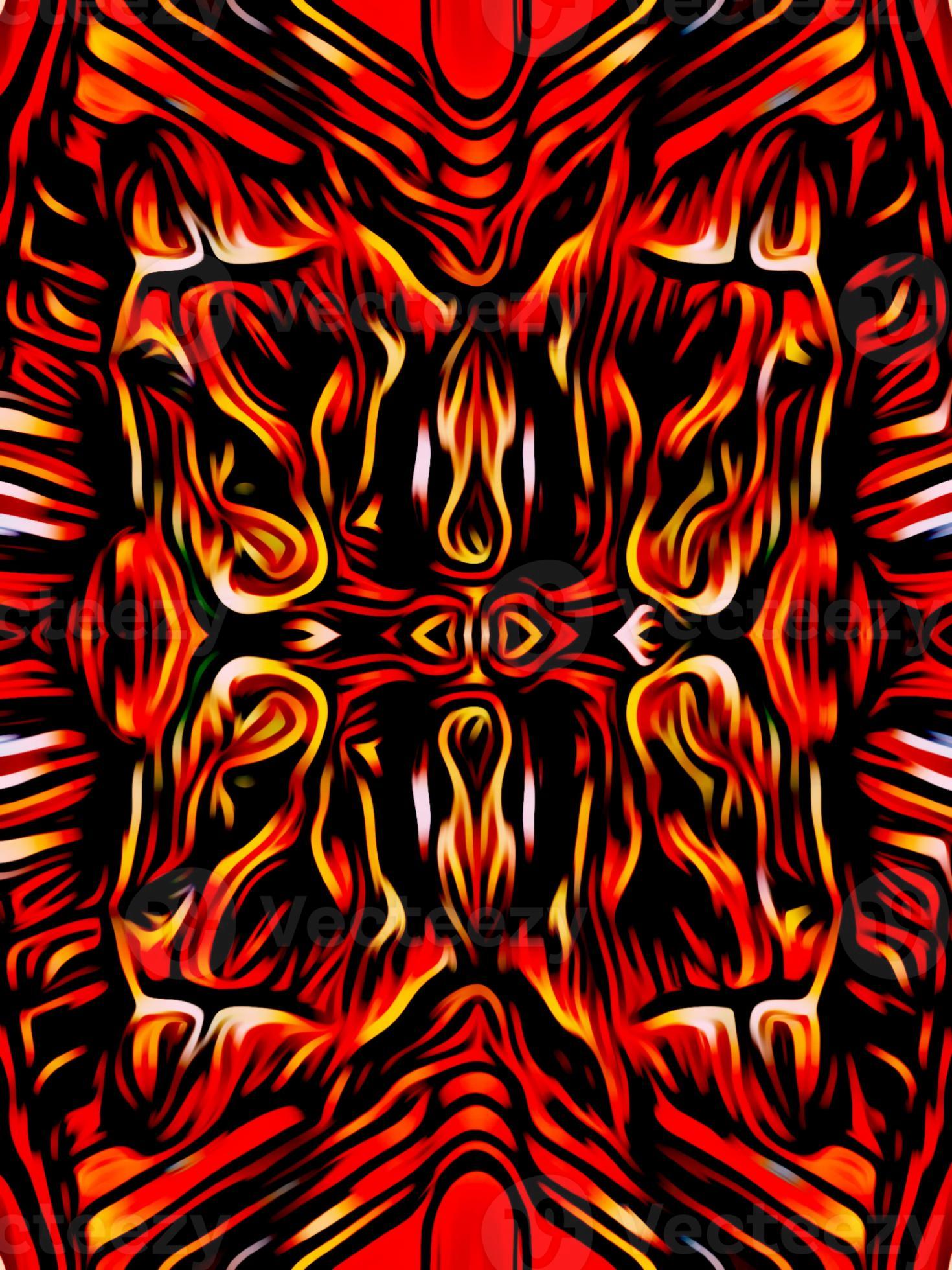 Fire effect abstract background.Abstract colorful design.Mix of red