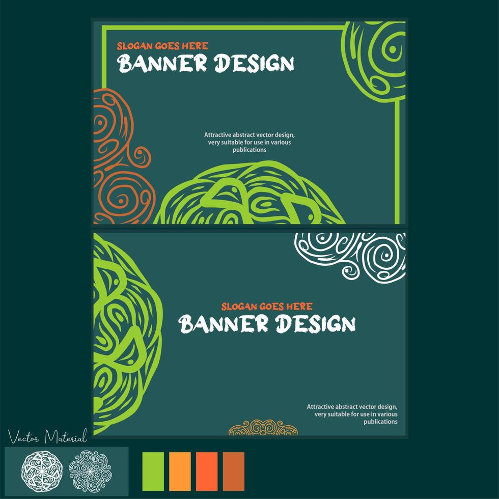Vector Mandala style, with multiple color combinations. Attractive template suitable for publication
