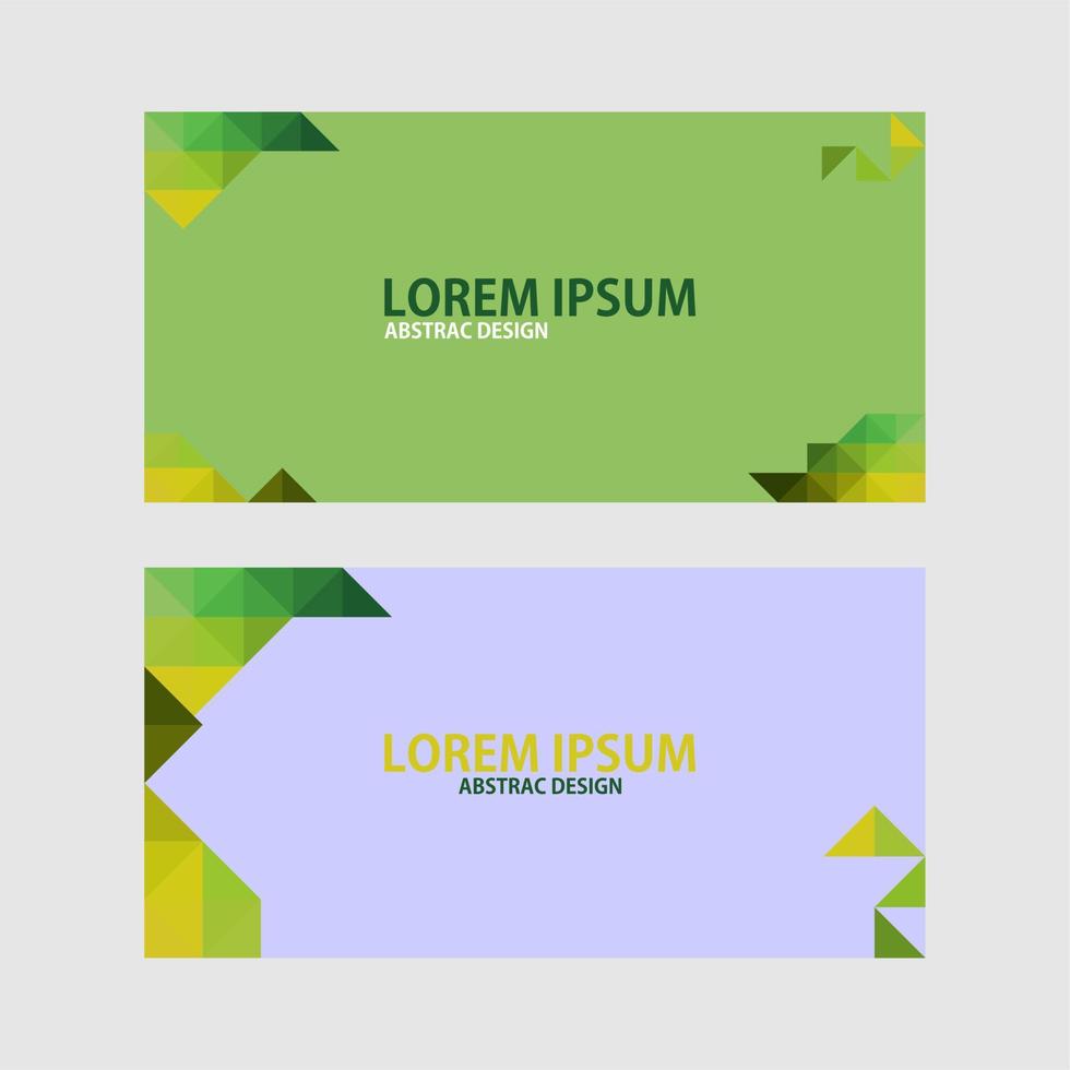 BANNER TEMPLATE VECTOR, INTERESTING AND UNIQUE GEOMETRY STYLE vector