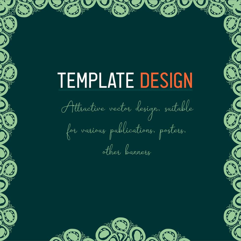 INTERESTING COLORS AND STYLE COMBINATION VECTOR TEMPLATES. SUITABLE FOR GREETING CARDS