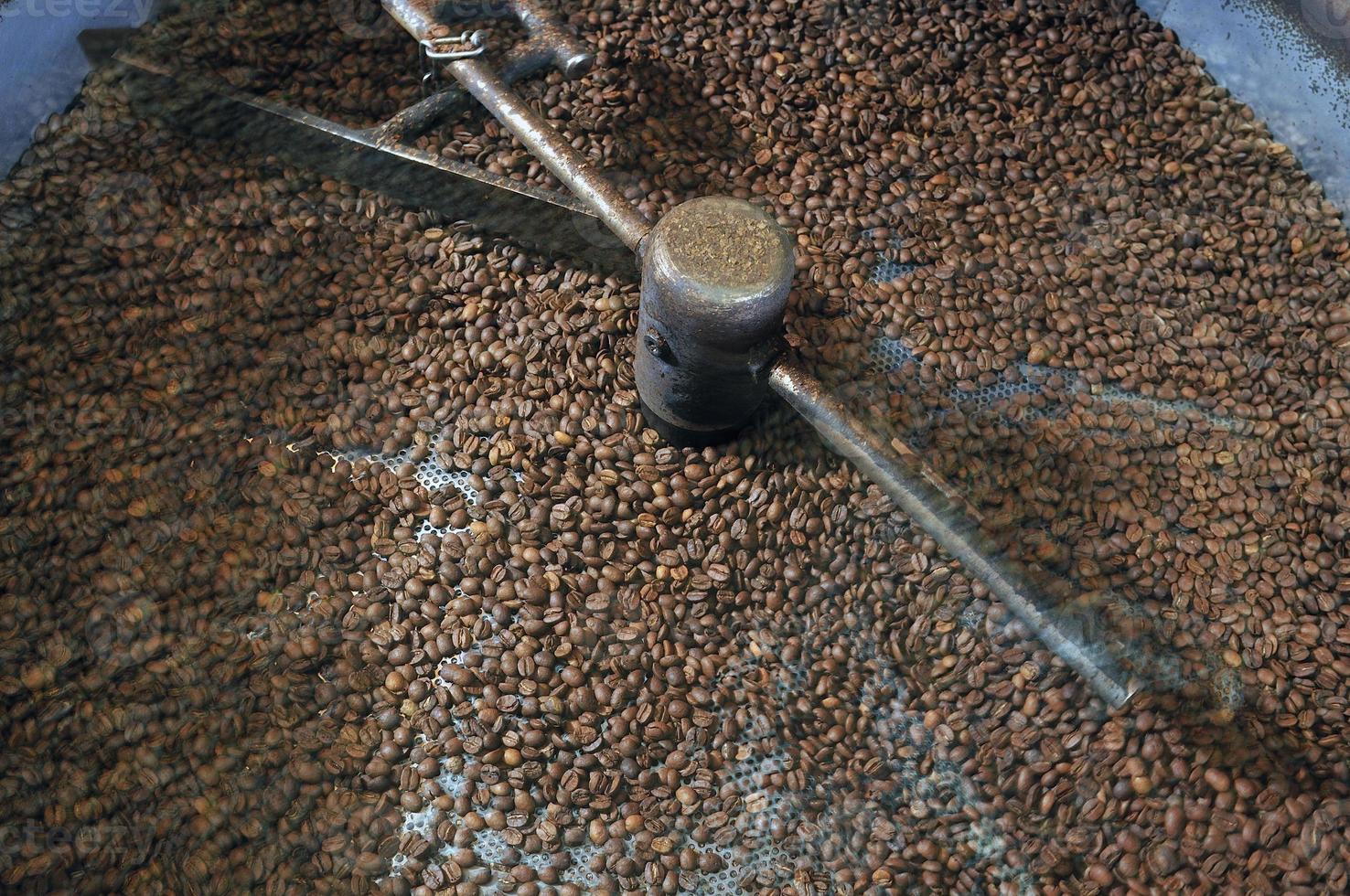 Coffee roasting view photo