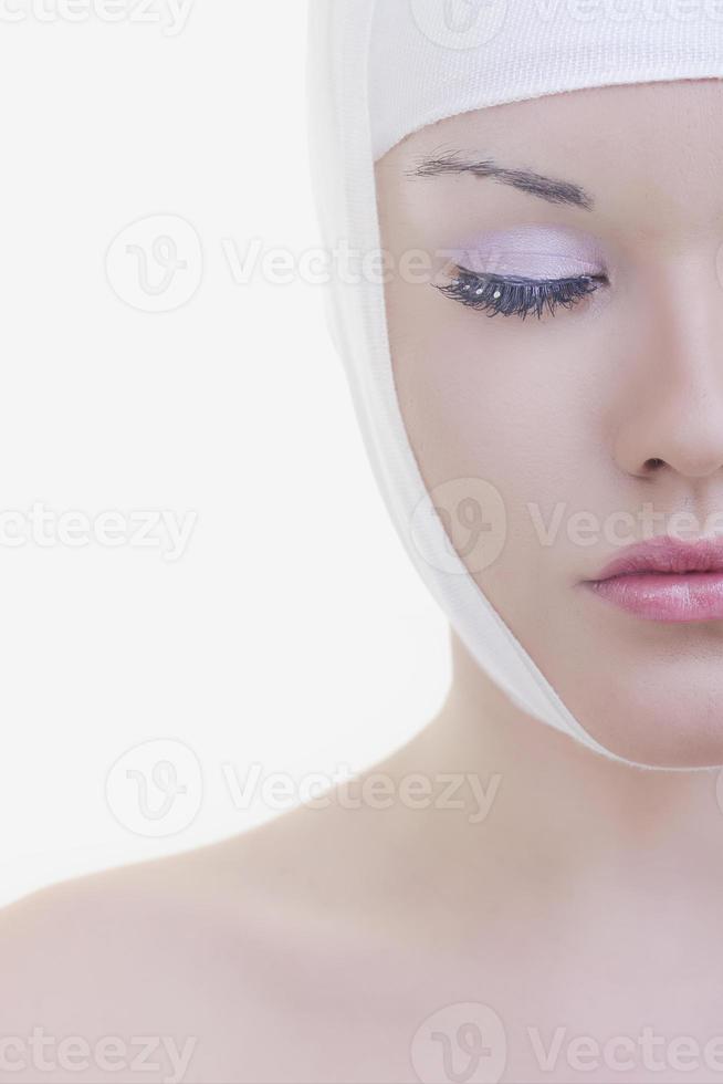 woman face surgery photo