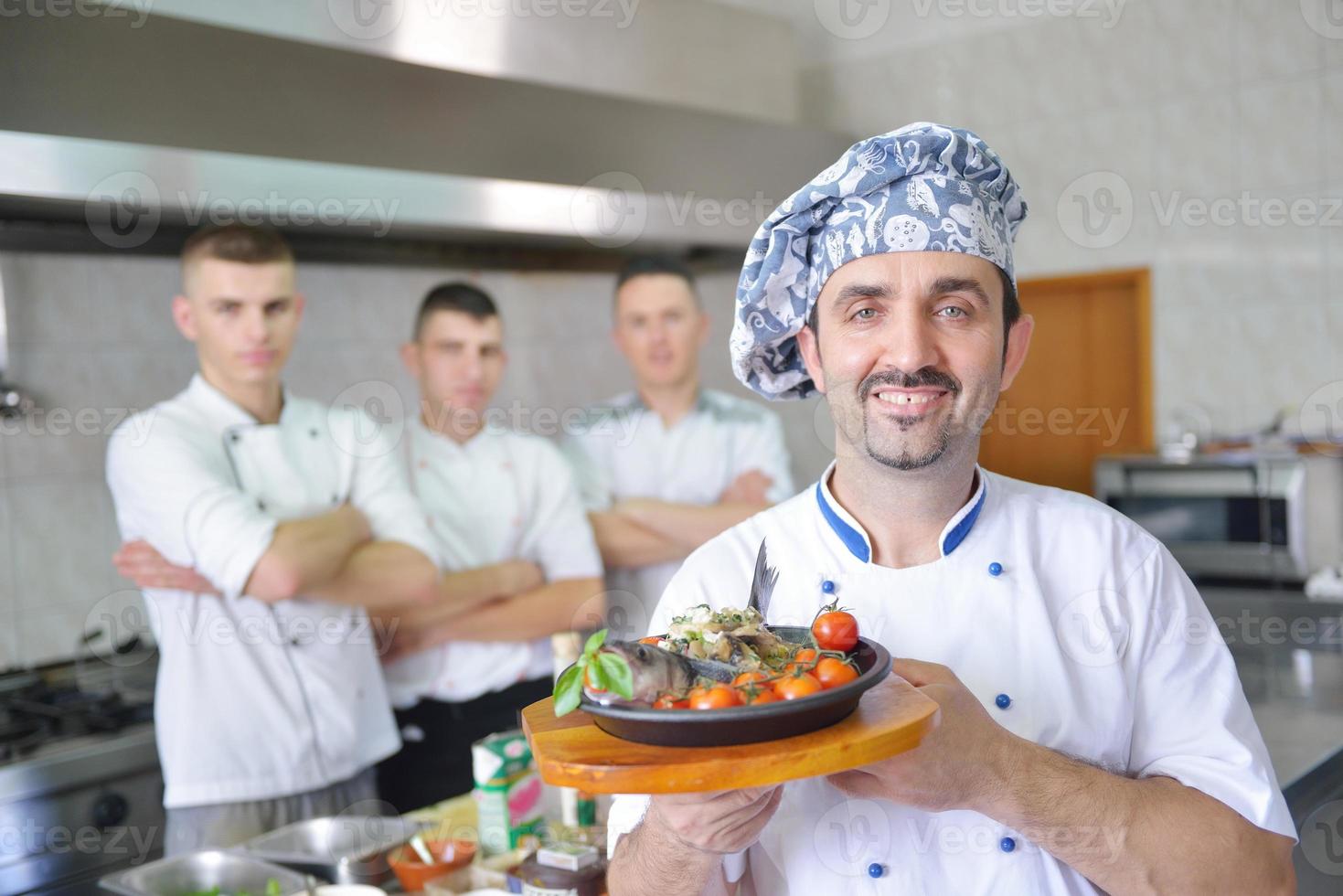 chef preparing food photo