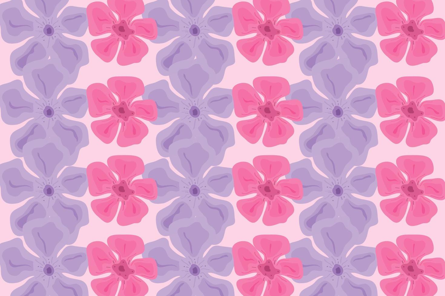 purple and pink handmade beautiful flower background vector