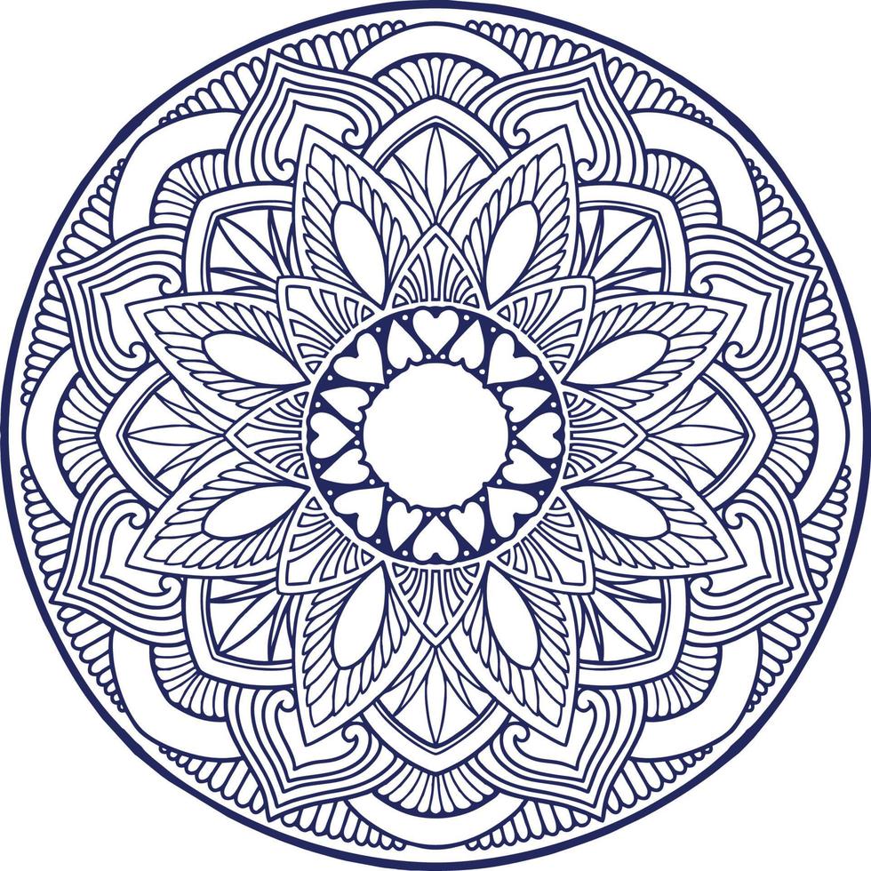 Mandala Leaf Ornament Botanical Outline Vector illustrations for your work Logo, mascot merchandise t-shirt, stickers and Label designs, poster, greeting cards advertising business company or brands.