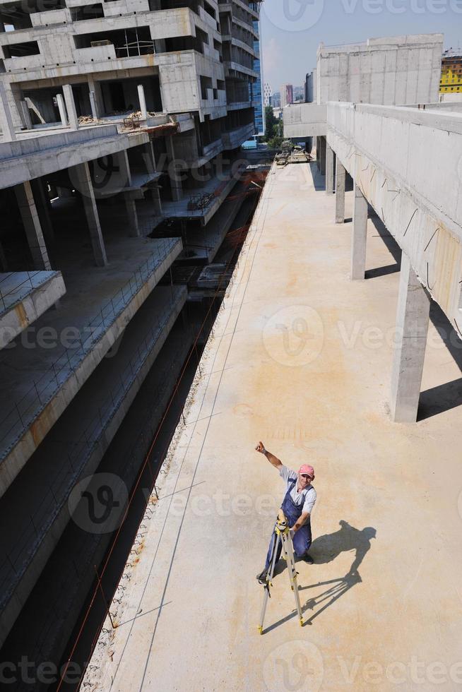 architect on construction site photo