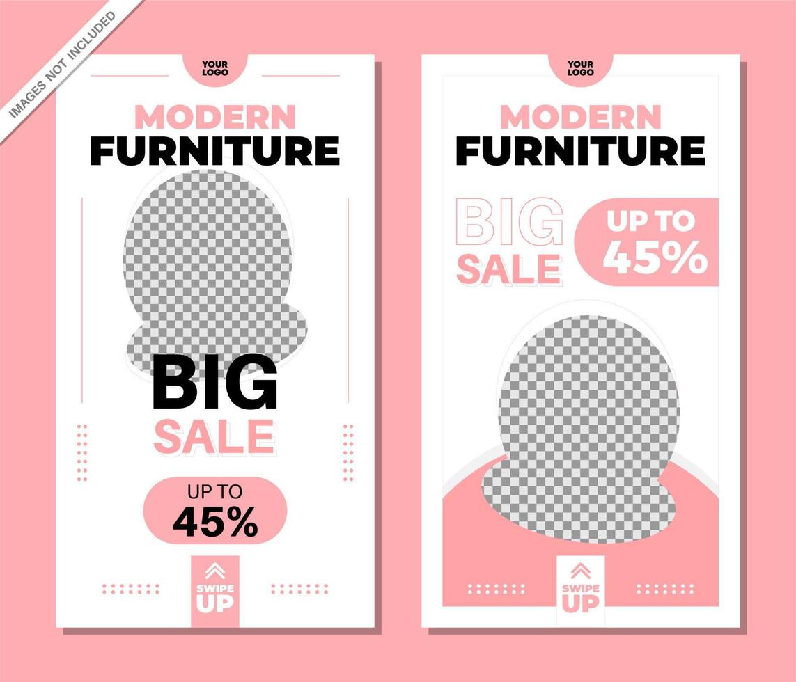 STORIES  SOSIAL MEDIA DISCOUNT PROMOTION SALE TEMPLATE vector