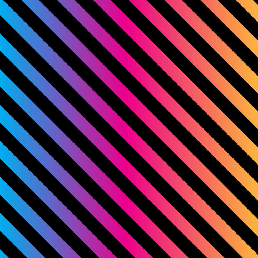 Black color gradient stripes pattern. Abstract background. Vector illustration.
