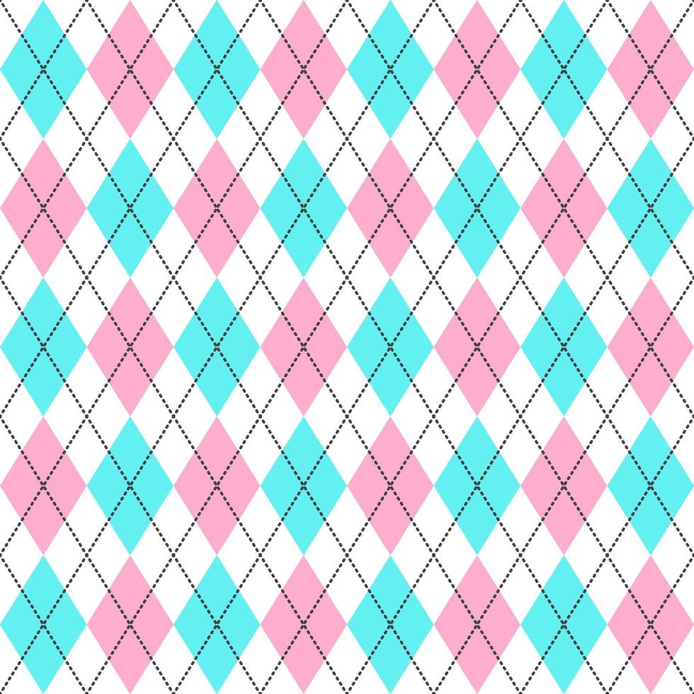 Argyle pattern seamless background. Vector. vector