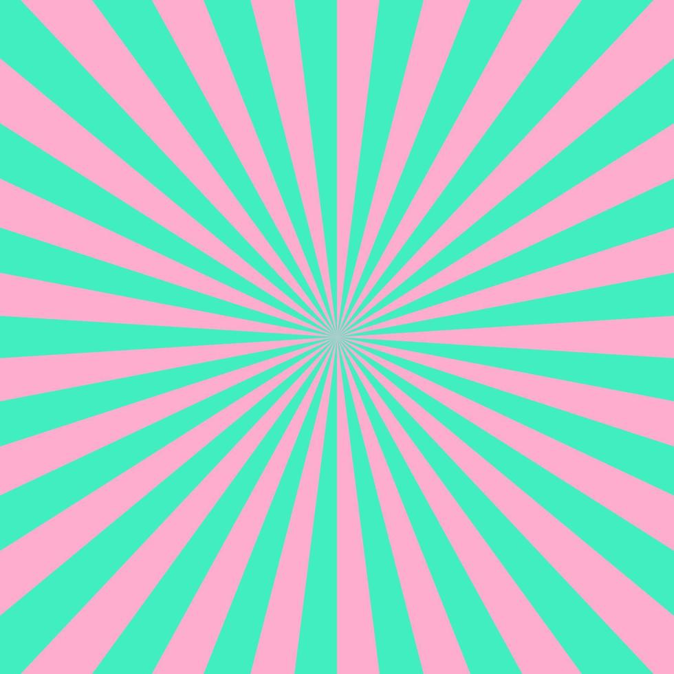 fondo de ráfaga de color rosa azul. fondo de rayos en estilo retro. vector. vector