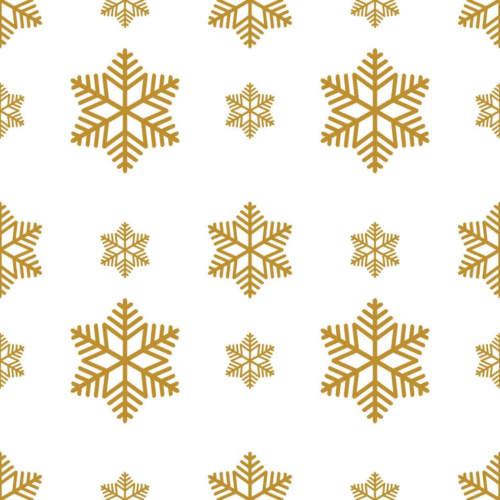 Seamless pattern with snowflakes. Christmas background. Vector illustration.