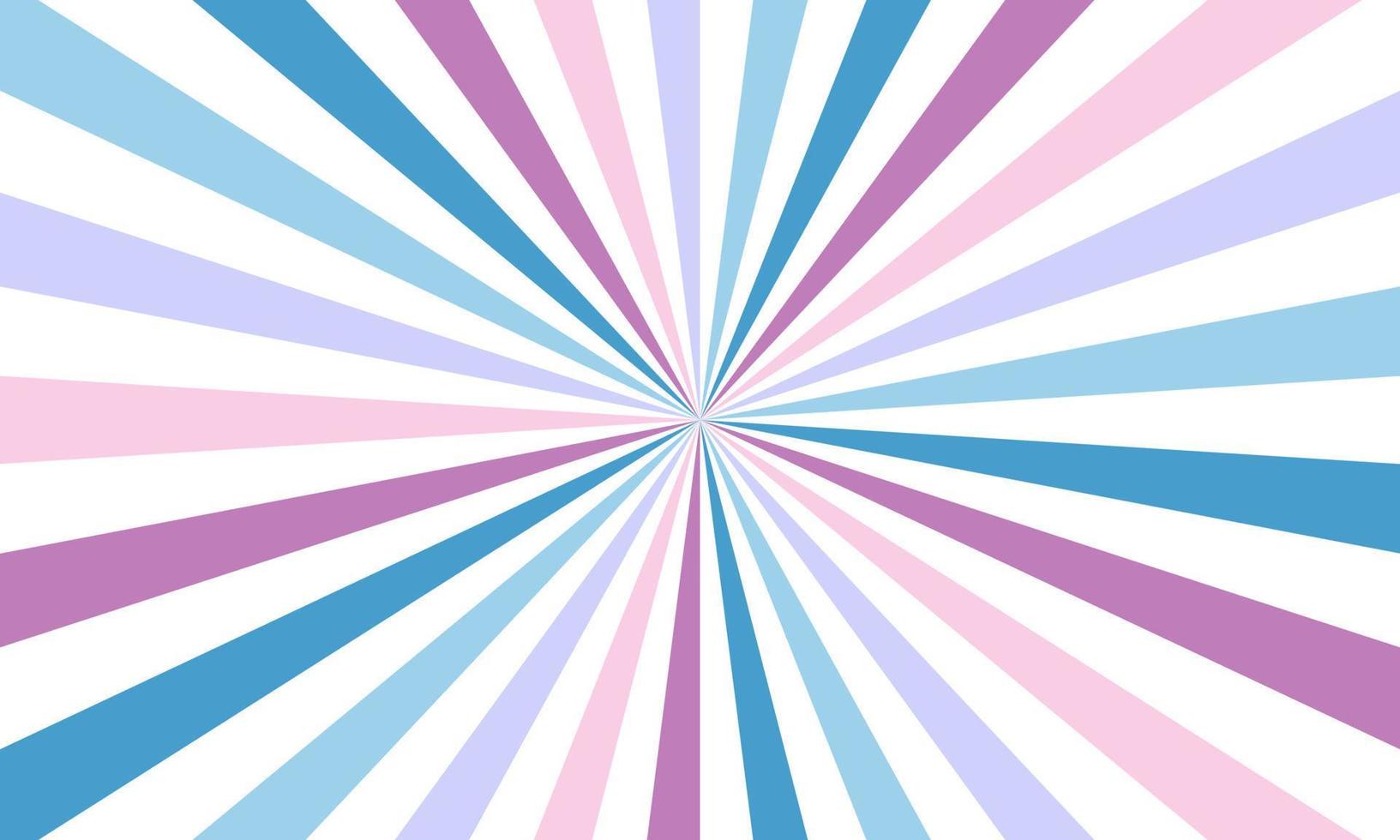 Colorful burst background. Rays background in retro style. Vector. vector