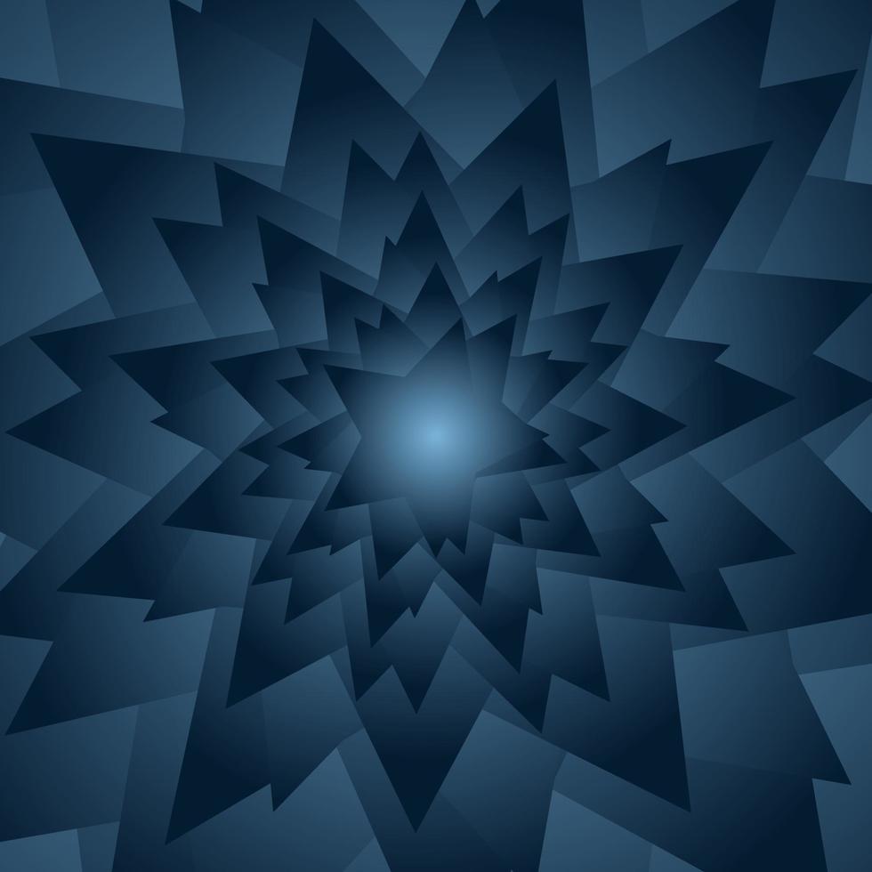 Abstract optical illusion background with a star.  Vector. vector