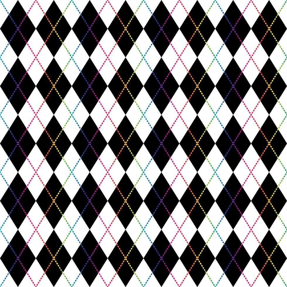 Argyle pattern seamless background. Vector. vector