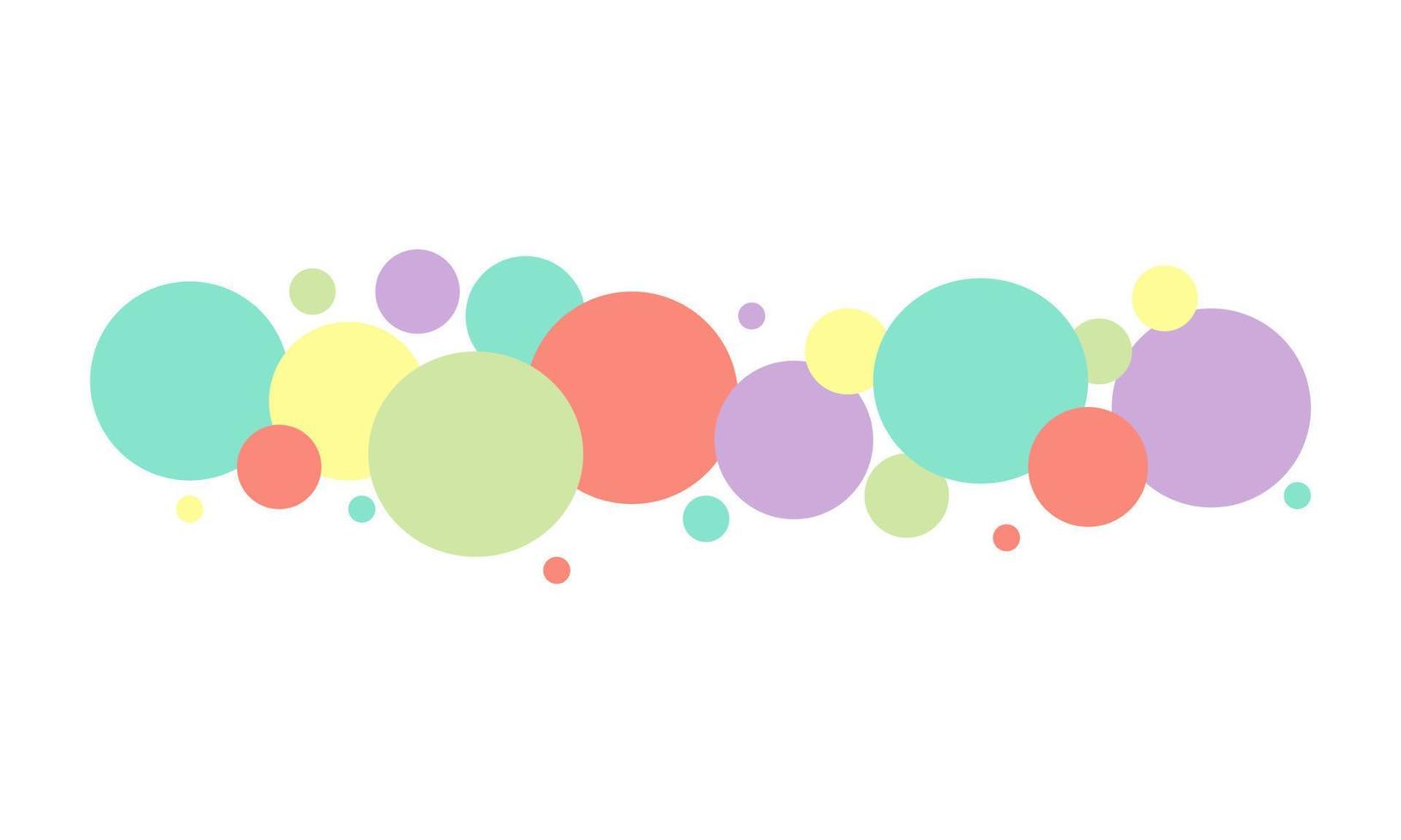 Rainbow abstract dots background. Vector illustration.