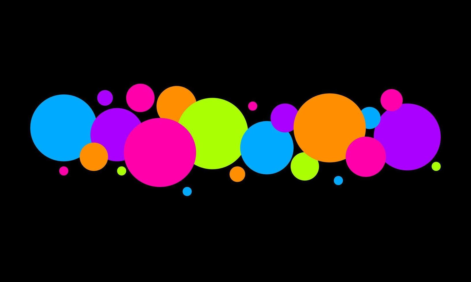 Rainbow abstract dots background. Vector illustration.