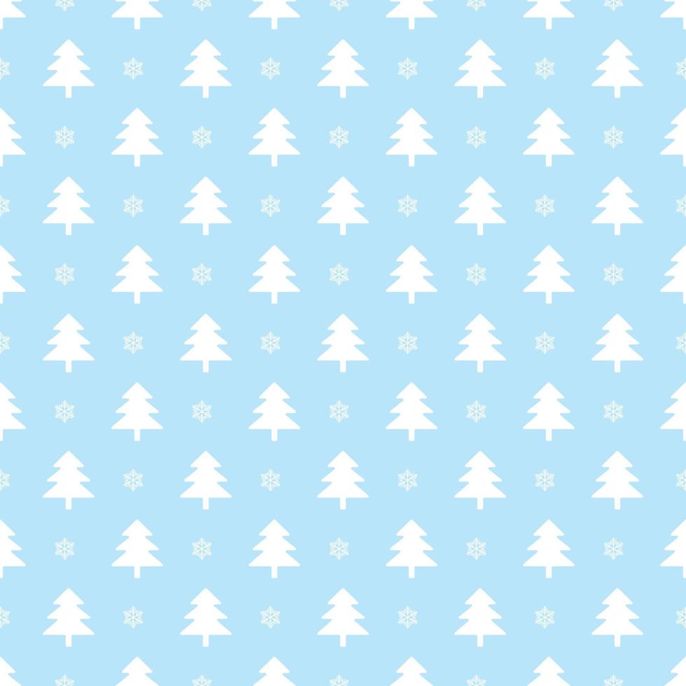 Christmas tree seamless vector patterns.Winter holidays print.