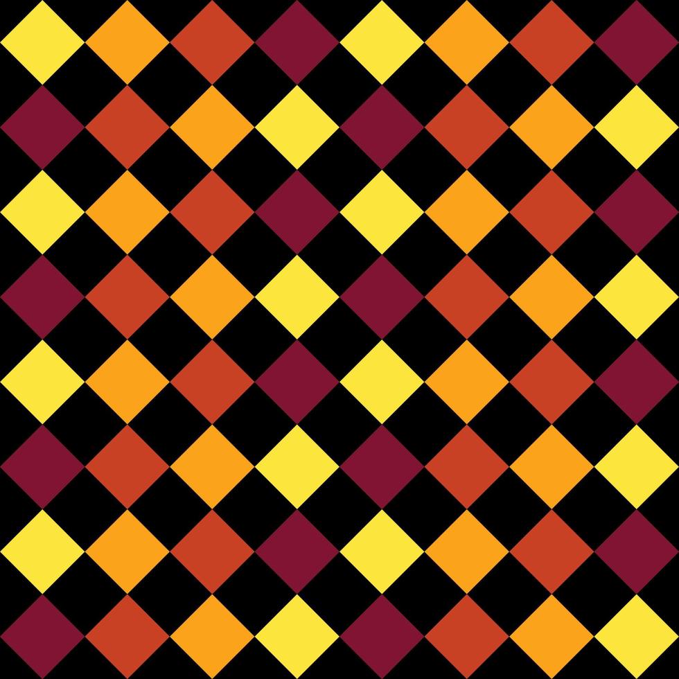 Colorful rhombuses seamless pattern. Vector illustration.