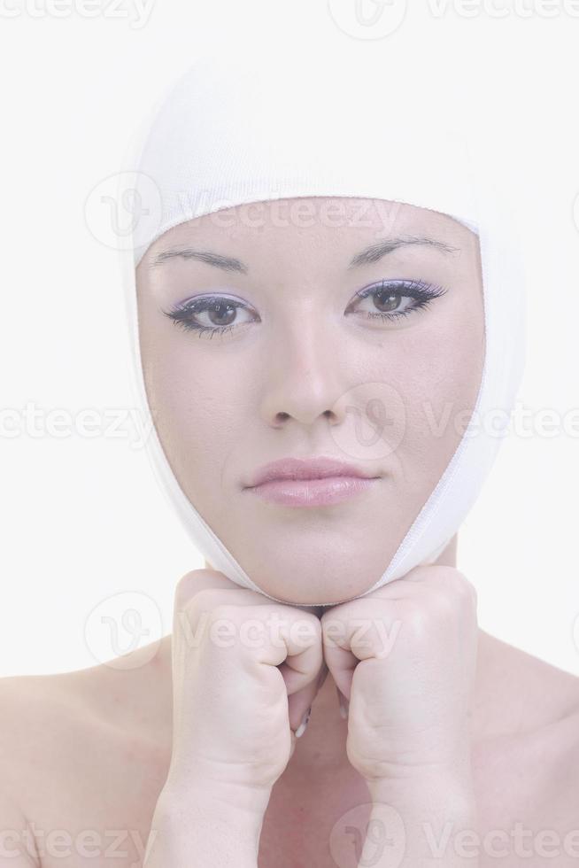 woman face surgery photo