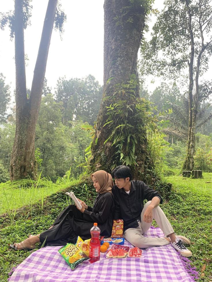 young indonesian couple photo