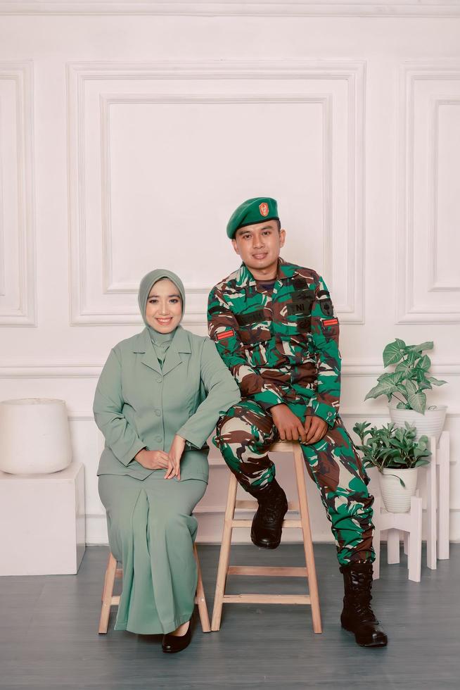 young indonesian couple photo